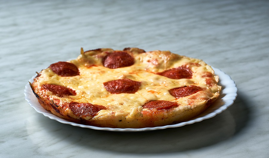 Pizza de jamón